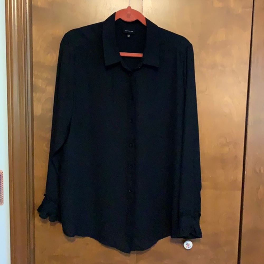 Ruffled cuff blouse